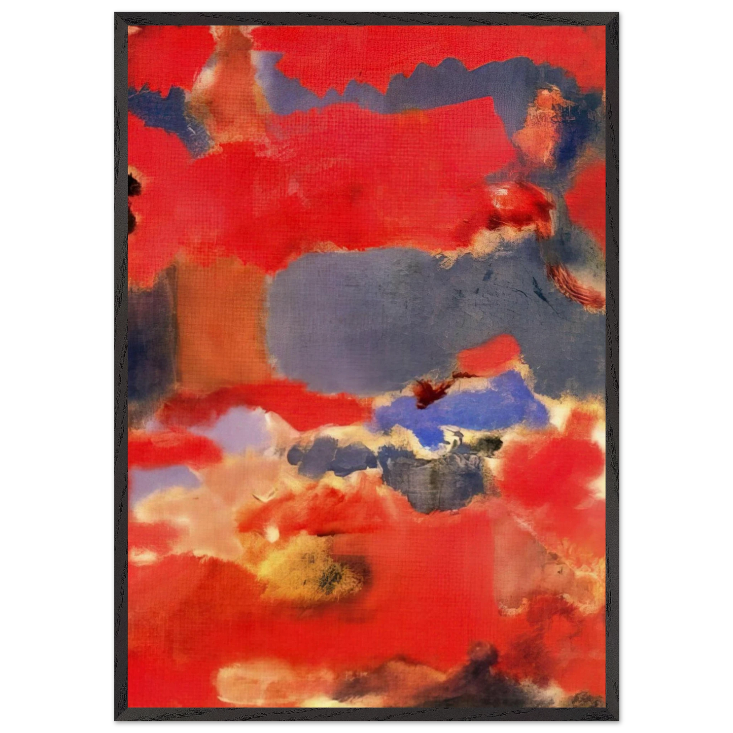 Untitled - 1948 N1 - Mark Rothko 70x100 cm / 28x40 inches Framed Art Print – Black Wooden Frame