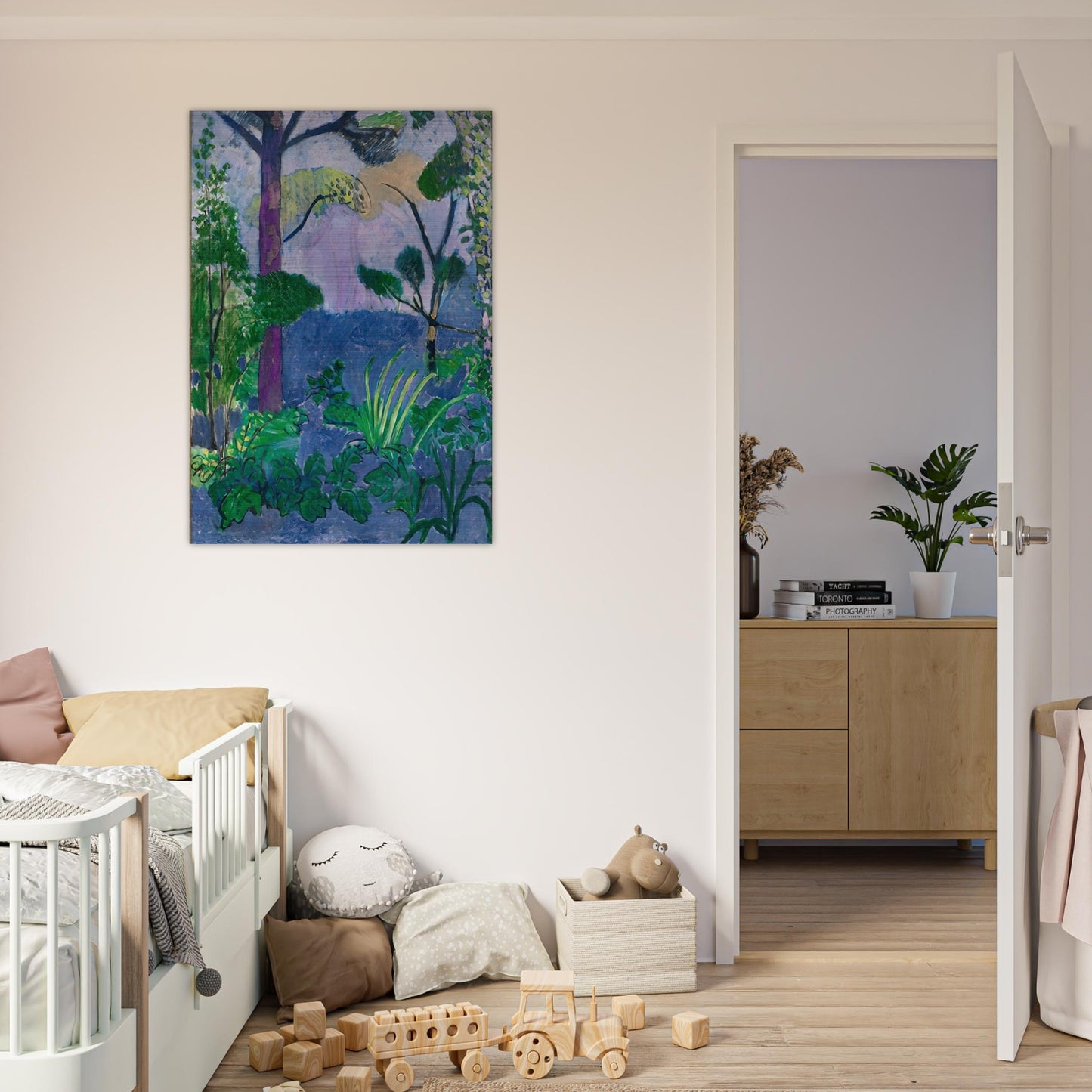ACANTHUS MOROCCAN LANDSCAPE 1912 - Henri Matisse Brushed Aluminum Print - 70x100 cm / 28x40 inches | Henri Matisse Aluminum Print | Henri Matisse Prints