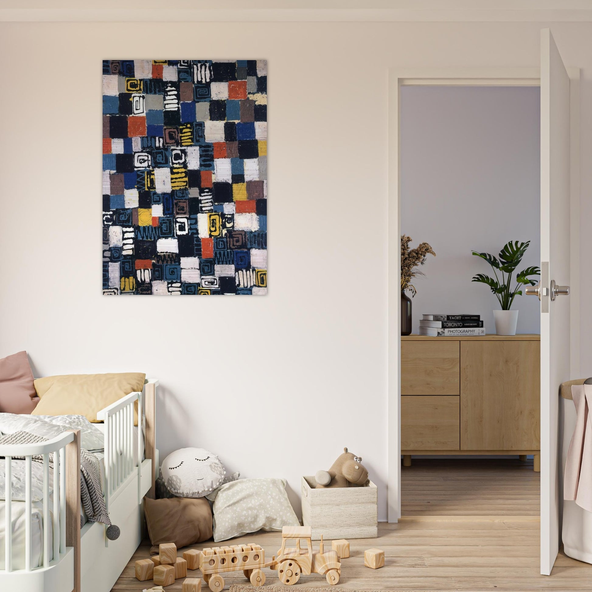 Untitled from Little Image series - Lee Krasner Brushed Aluminum Print - 70x100 cm / 28x40 inches | Lee Krasner Aluminum Print | Lee Krasner Prints