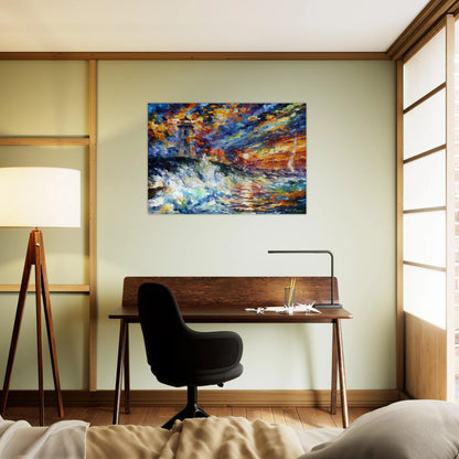 Leonid Afremov - Leonid Afremov Brushed Aluminum Print - 70x100 cm / 28x40 inches | Leonid Afremov Aluminum Print | Leonid Afremov Prints