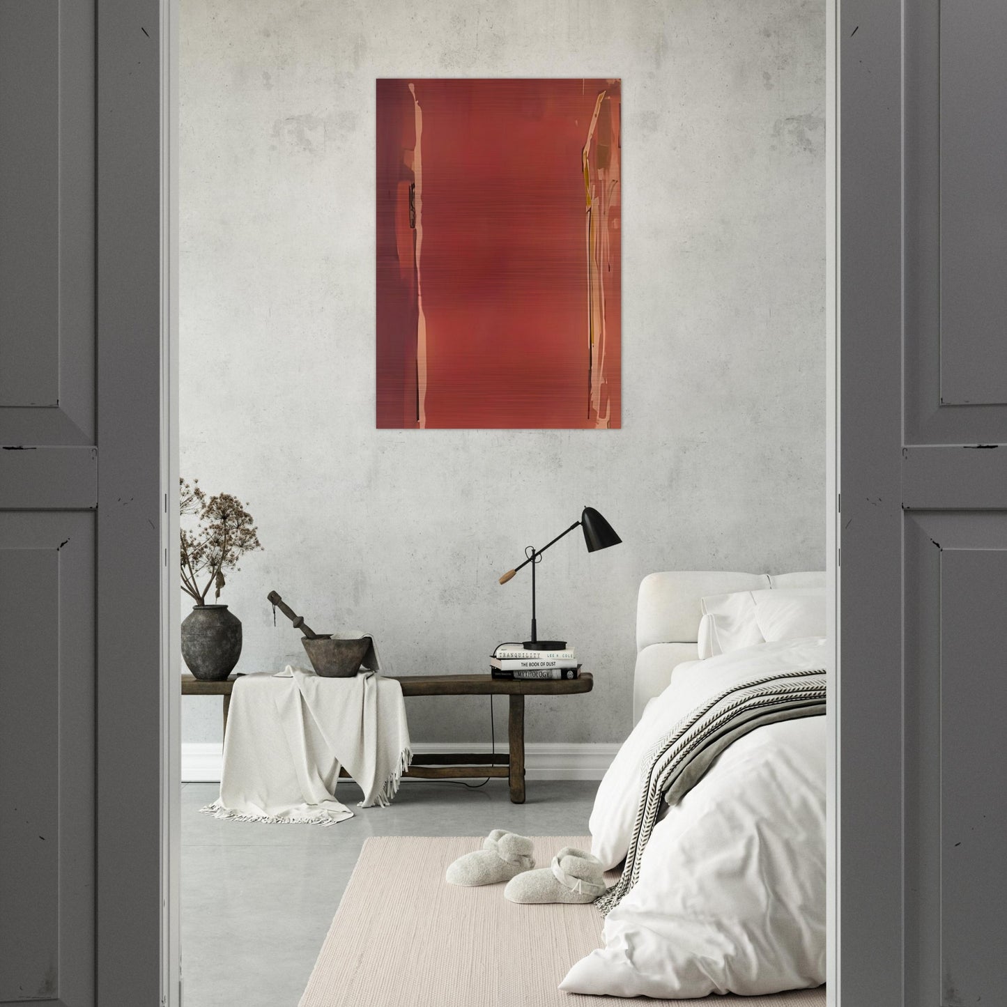 Sentry, 1976- - Helen Frankenthaler Brushed Aluminum Print - 70x100 cm / 28x40 inches | Helen Frankenthaler Aluminum Print | Helen Frankenthaler Prints