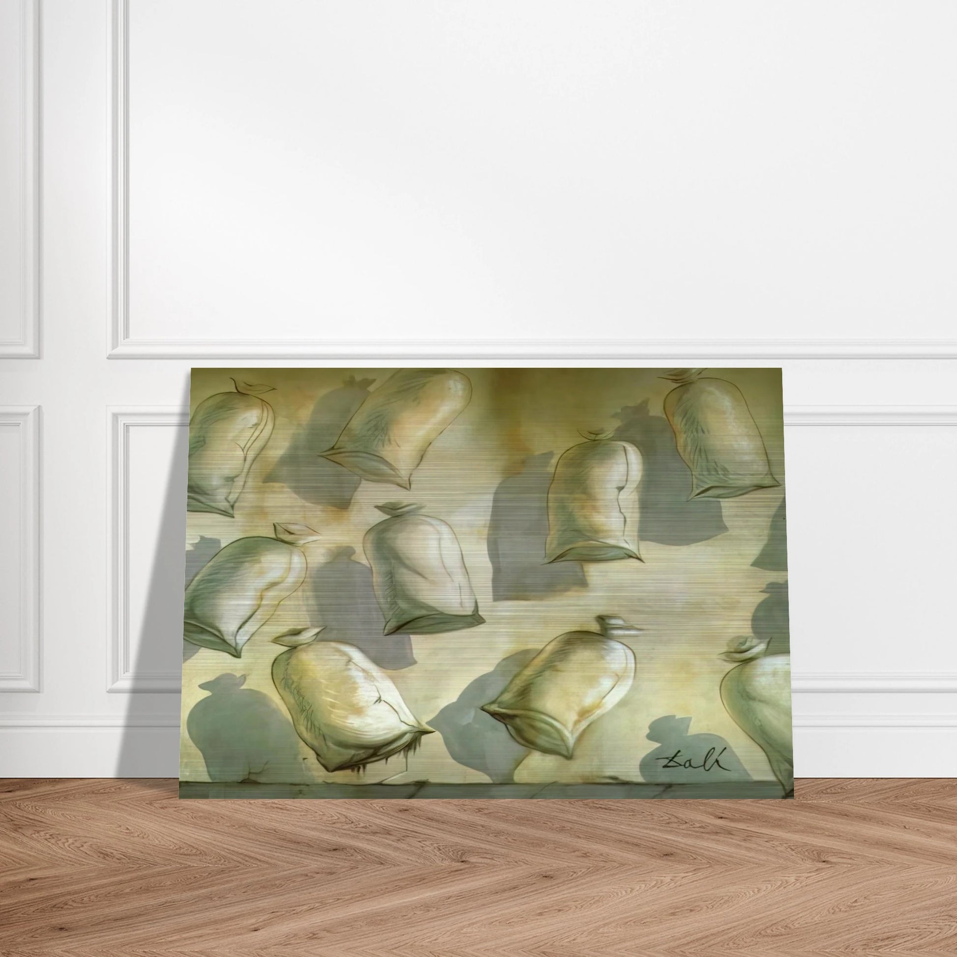 SET DESIGN FOR THE BALLET LOS SACOS DEL MOLINERO 2 - Salvador Dali Brushed Aluminum Print - 70x100 cm / 28x40 inches | Salvador Dali Aluminum Print | Salvador Dali Prints