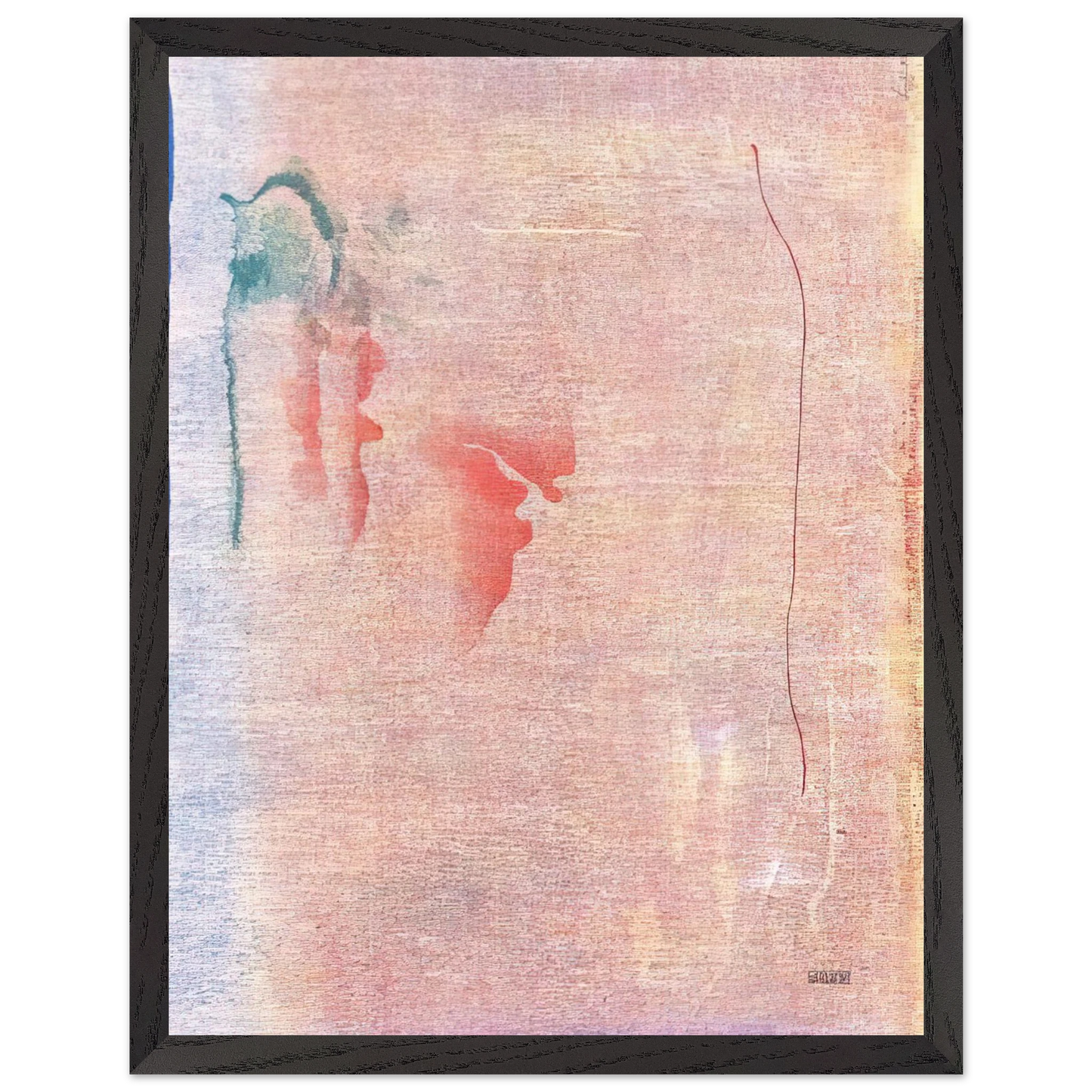 Helen Frankenthaler - Cedar Hill - 1983 Wall art - A2 (42 x 59.4  cm) - Fine Art Poster-canvas - -
