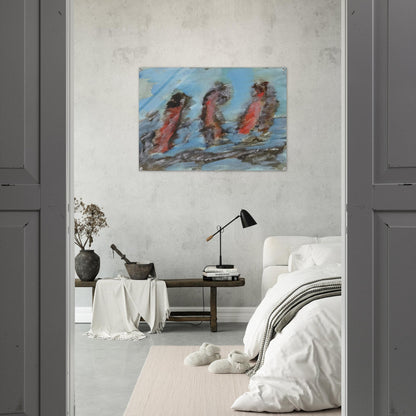 Untitled KC 505 - 1984 - Henri Michaux Acrylic Print - 70x100 cm / 28x40″ inches | Henri Michaux Wall Art | Henri Michaux Prints