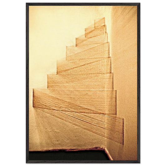 Tteia 1A - 1979 - Lygia Pape 70x100 cm / 28x40 inches Framed Art Print – Black Wooden Frame