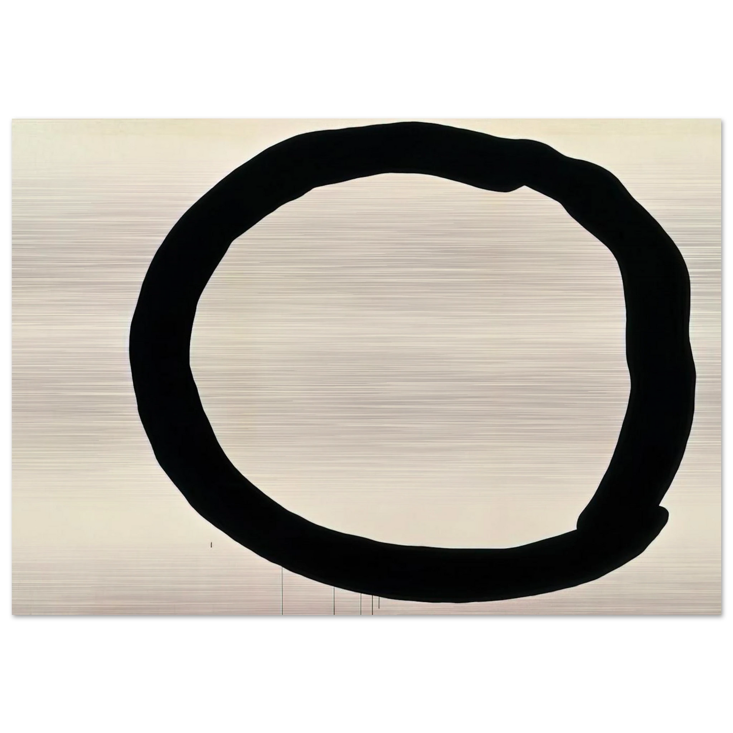 Work - 1965 - Jiro Yoshihara Brushed Aluminum Print - 70x100 cm / 28x40 inches | Jiro Yoshihara Aluminum Print | Jiro Yoshihara Prints