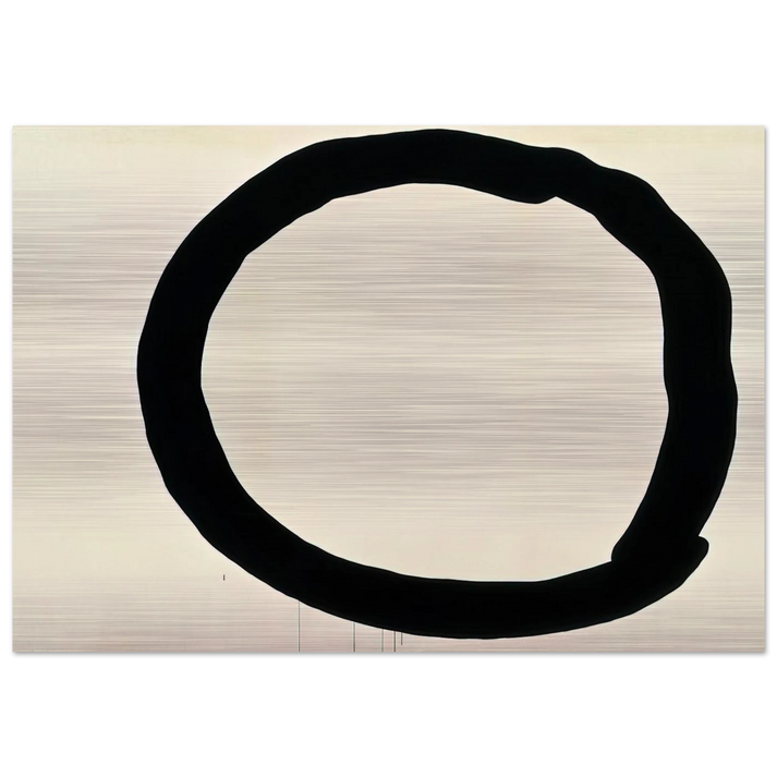 Work - 1965 - Jiro Yoshihara Brushed Aluminum Print - 70x100 cm / 28x40 inches | Jiro Yoshihara Aluminum Print | Jiro Yoshihara Prints