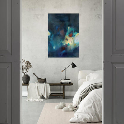 CLAIR D OBSCURITE 1988 - Chu teh Chun Brushed Aluminum Print - 70x100 cm / 28x40 inches | Chu teh Chun Aluminum Print | Chu teh Chun Prints