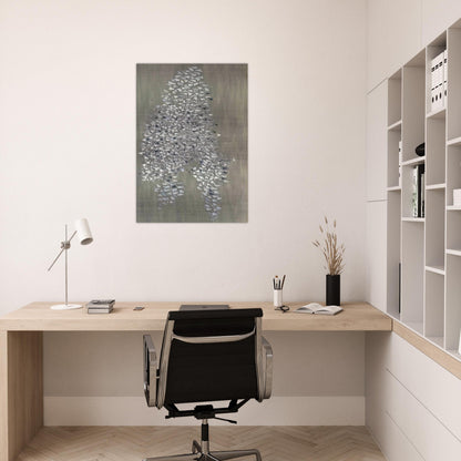 Vertical Gray - 1985 - Robert Goodnough Brushed Aluminum Print - 70x100 cm / 28x40 inches | Robert Goodnough Aluminum Print | Robert Goodnough Prints