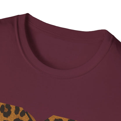 Vintage MTV T-Shirt mit Leopardenmuster, Retro-Musik- und Fernseh-Look der 80er und 90er Jahre, Unisex-Rock-Shirt mit Tiermotiv