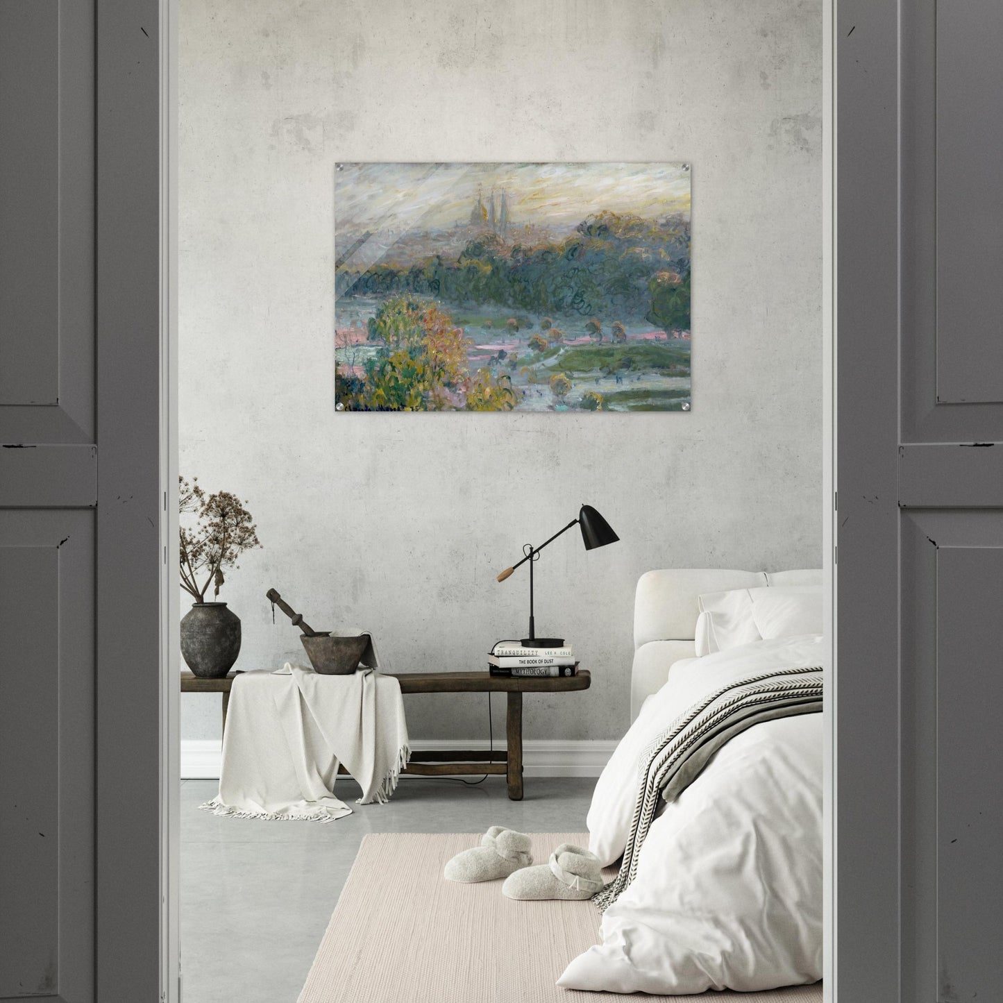 The Tuileries Study - claude monet Acrylic Print - 70x100 cm / 28x40″ inches