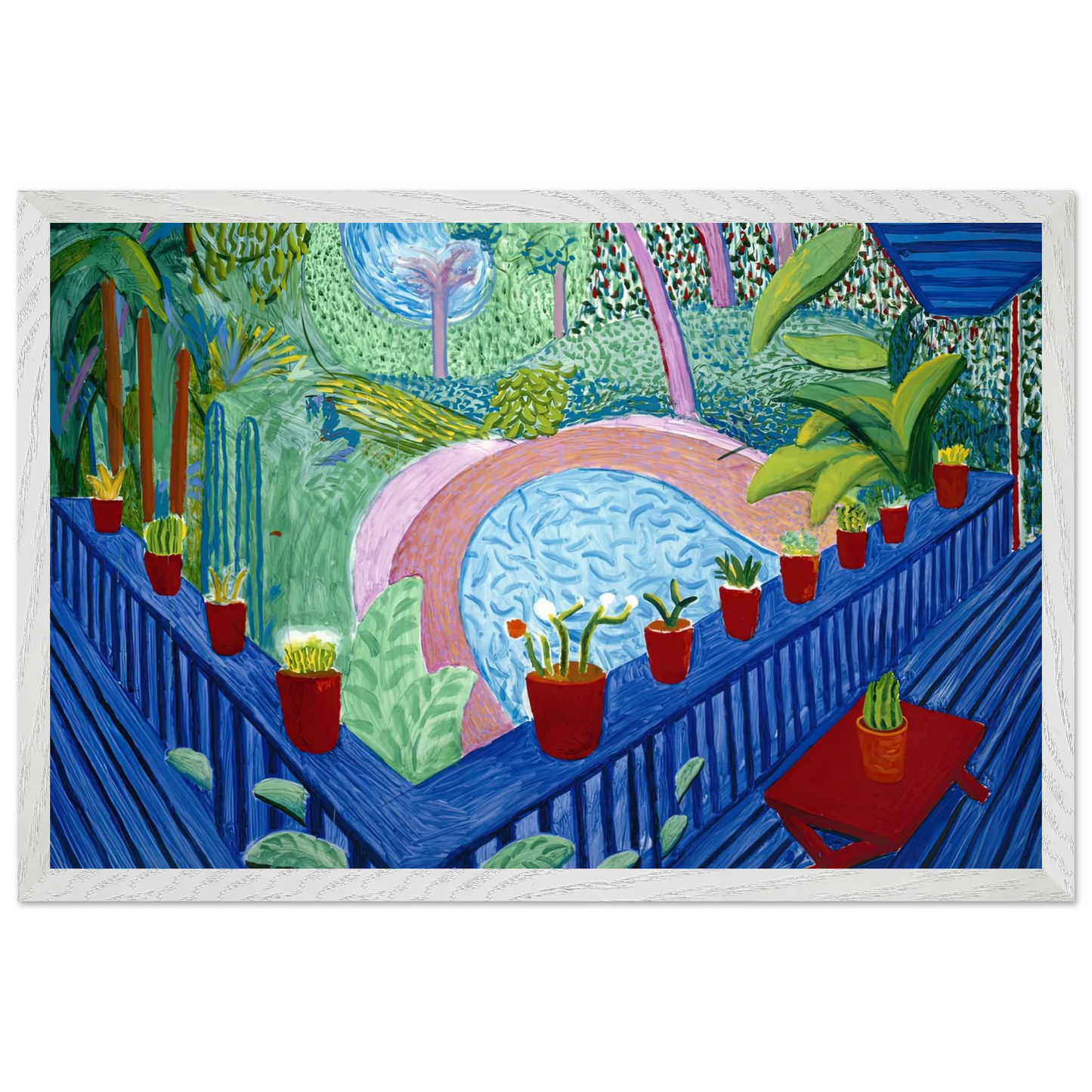 David Hockney - David Hockney Wall art - 70x100 cm / 28x40 inches - Fine Art Poster-canvas - -