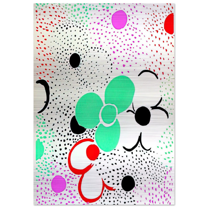 COMPOSITION 12 - Sonia Delaunay Brushed Aluminum Print - 70x100 cm / 28x40 inches | Sonia Delaunay Aluminum Print | Sonia Delaunay Prints