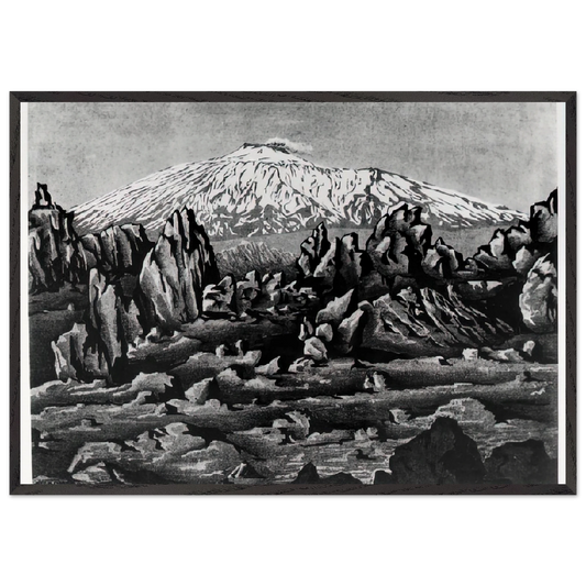 ESCHER 15 - MC Escher 70x100 cm / 28x40 inches Framed Art Print – Black Wooden Frame | Maurits Cornelis Escher Prints