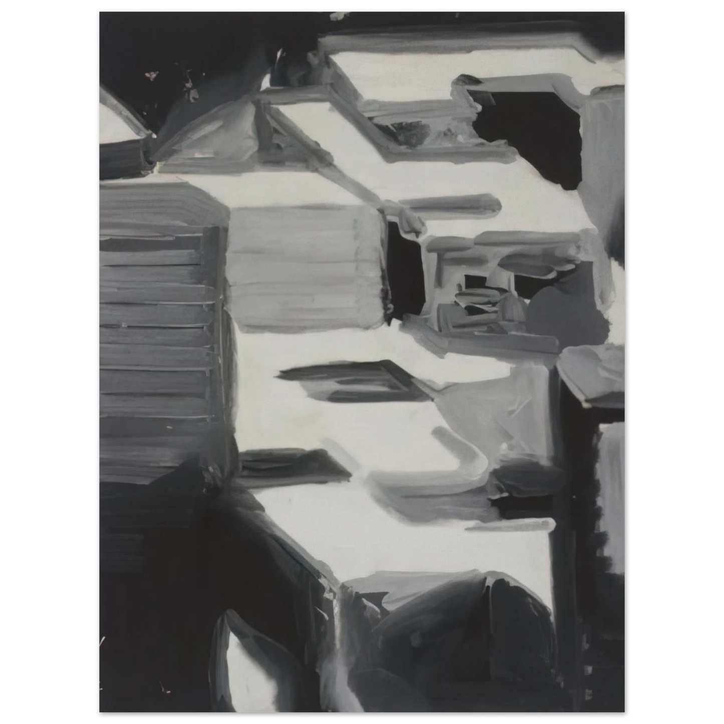 Gerhard Richter - TOWNSCAPE 1968 3  75x100 cm / 30x40inches Fine Art Poster