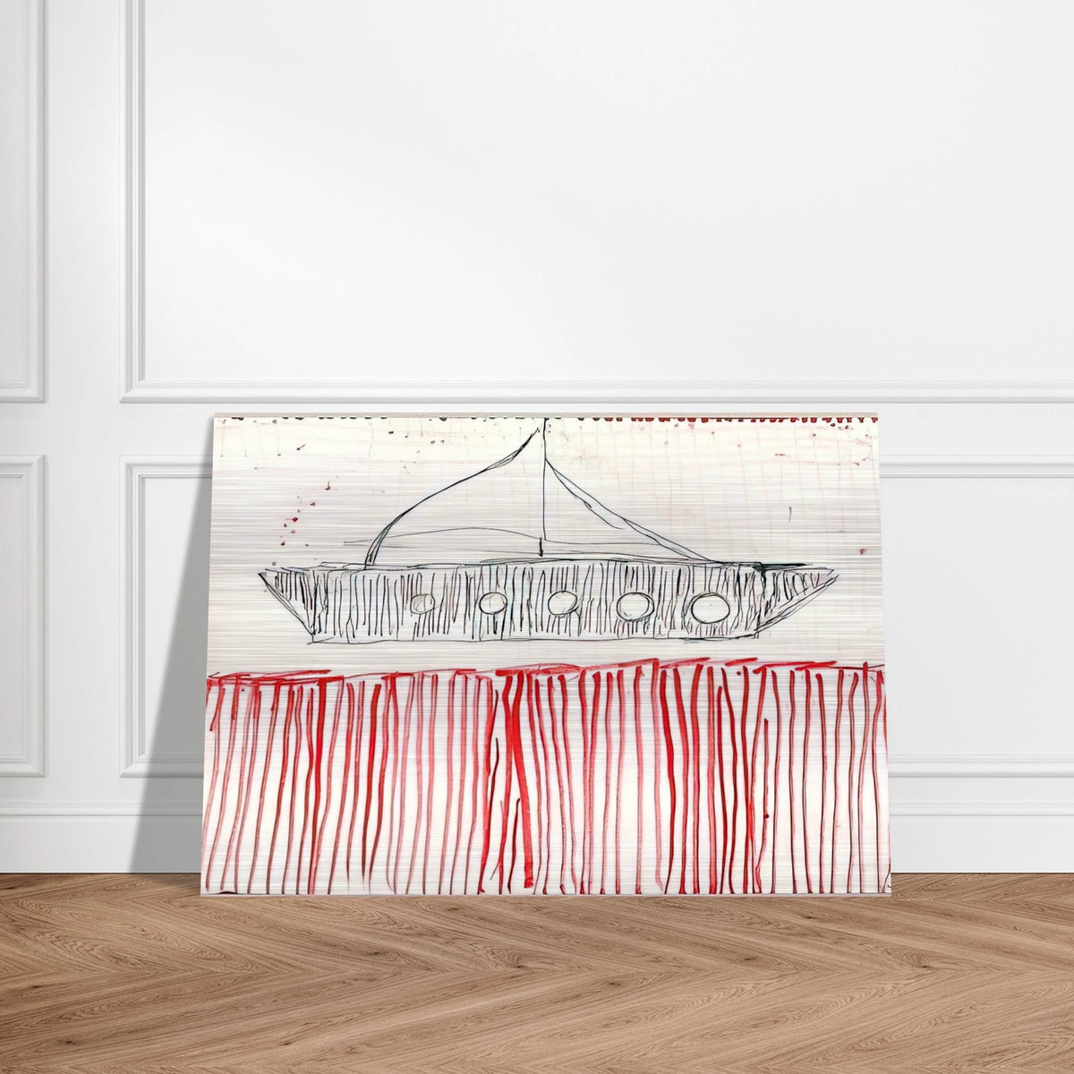 BE CALME OCTOBER 1ST 31ST 2004 0 - Louise Bourgeois Brushed Aluminum Print - 70x100 cm / 28x40 inches | Louise Bourgeois Aluminum Print | Louise Bourgeois Prints
