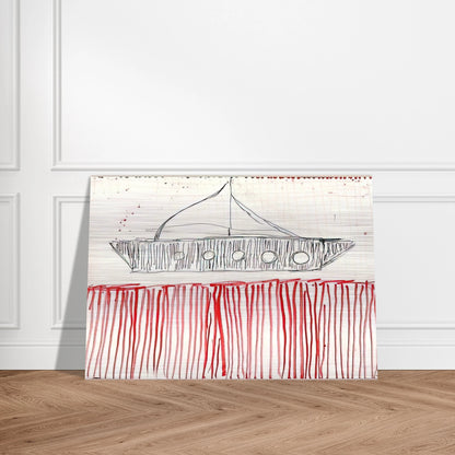 BE CALME OCTOBER 1ST 31ST 2004 0 - Louise Bourgeois Brushed Aluminum Print - 70x100 cm / 28x40 inches | Louise Bourgeois Aluminum Print | Louise Bourgeois Prints