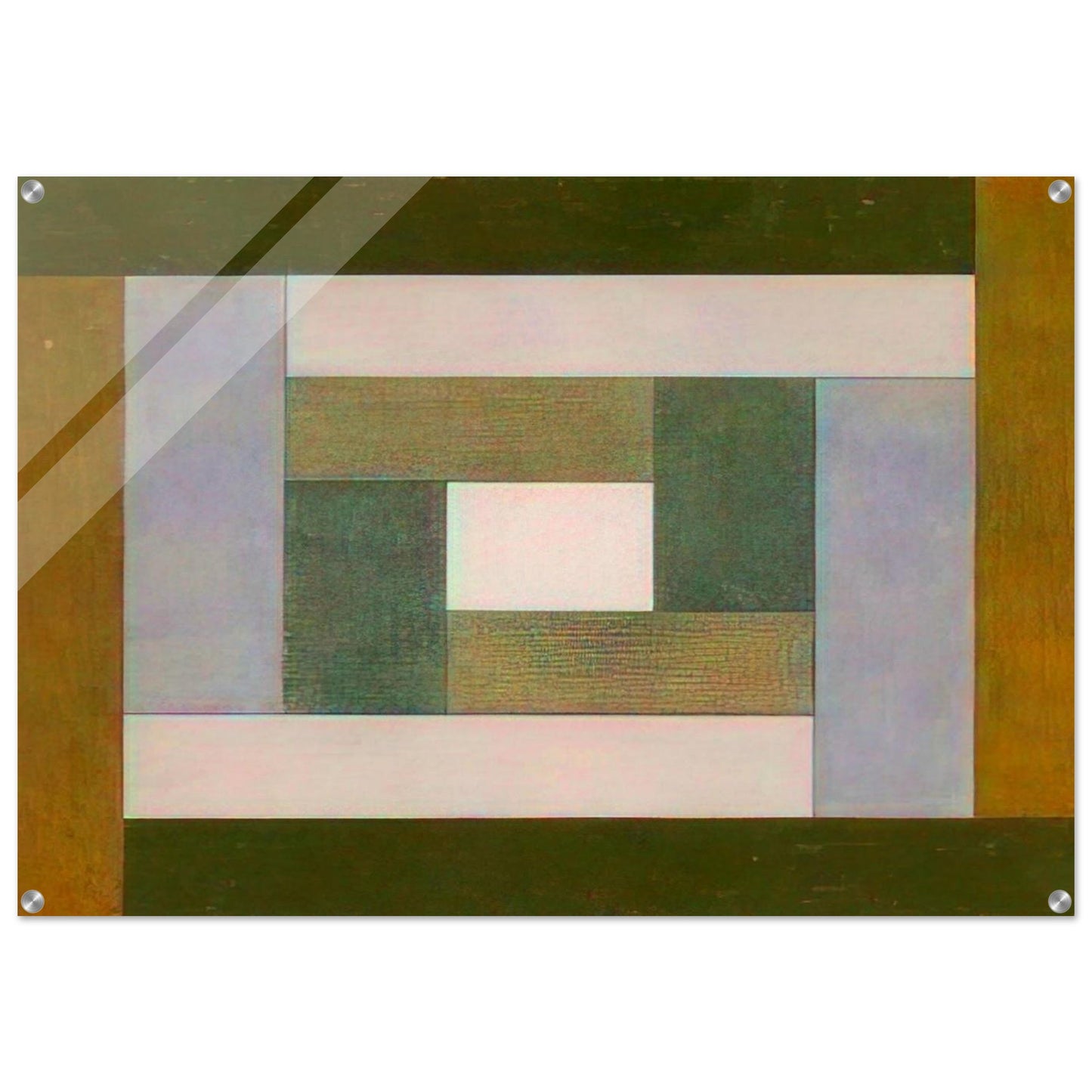 Etudes Bauhaus A - 1929 - Victor Vasarely Acrylic Print - 70x100 cm / 28x40″ inches