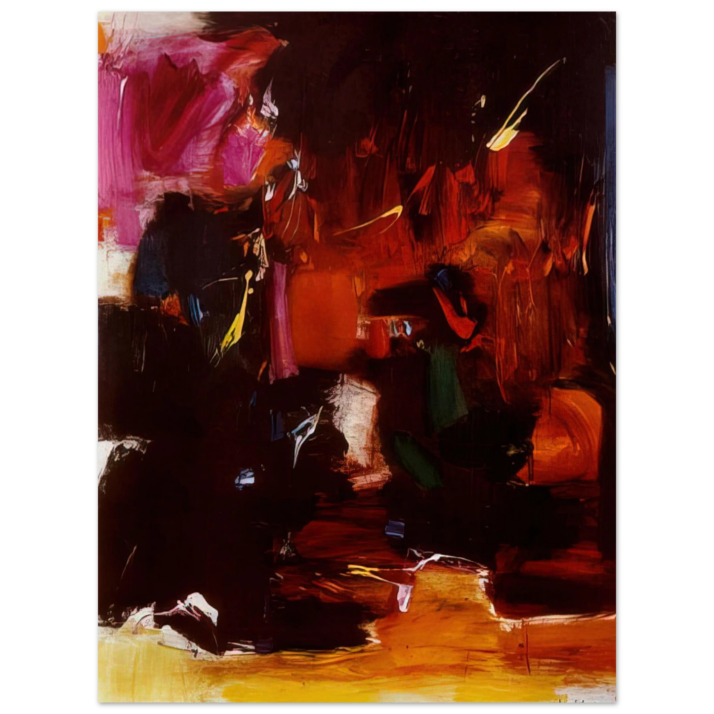 Hans Hofmann - Summer Night s Bliss  75x100 cm / 30x40inches Fine Art Poster