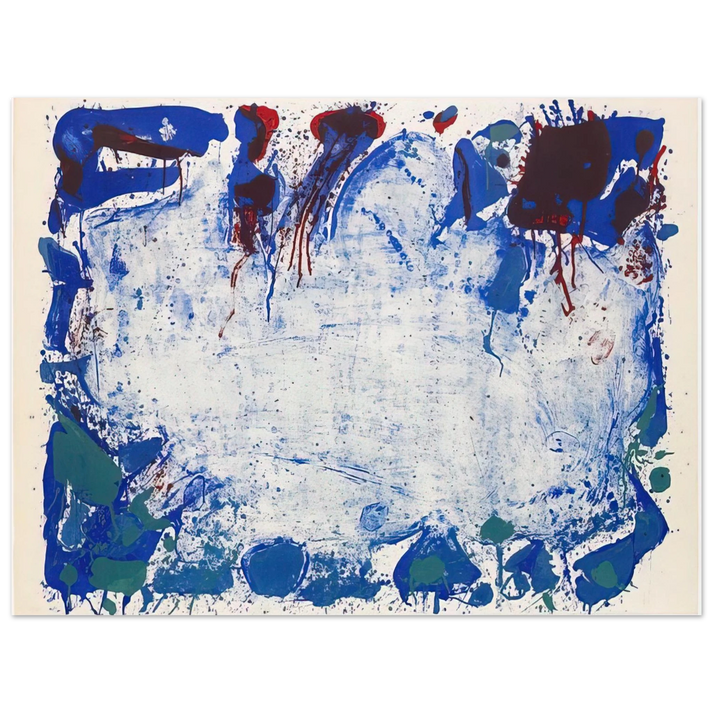 Sam Francis - Happy Death Stone  75x100 cm / 30x40inches Fine Art Poster