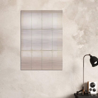 Classico 5 - 1968 - Robert Ryman Brushed Aluminum Print - 70x100 cm / 28x40 inches | Robert Ryman Aluminum Print | Robert Ryman Prints