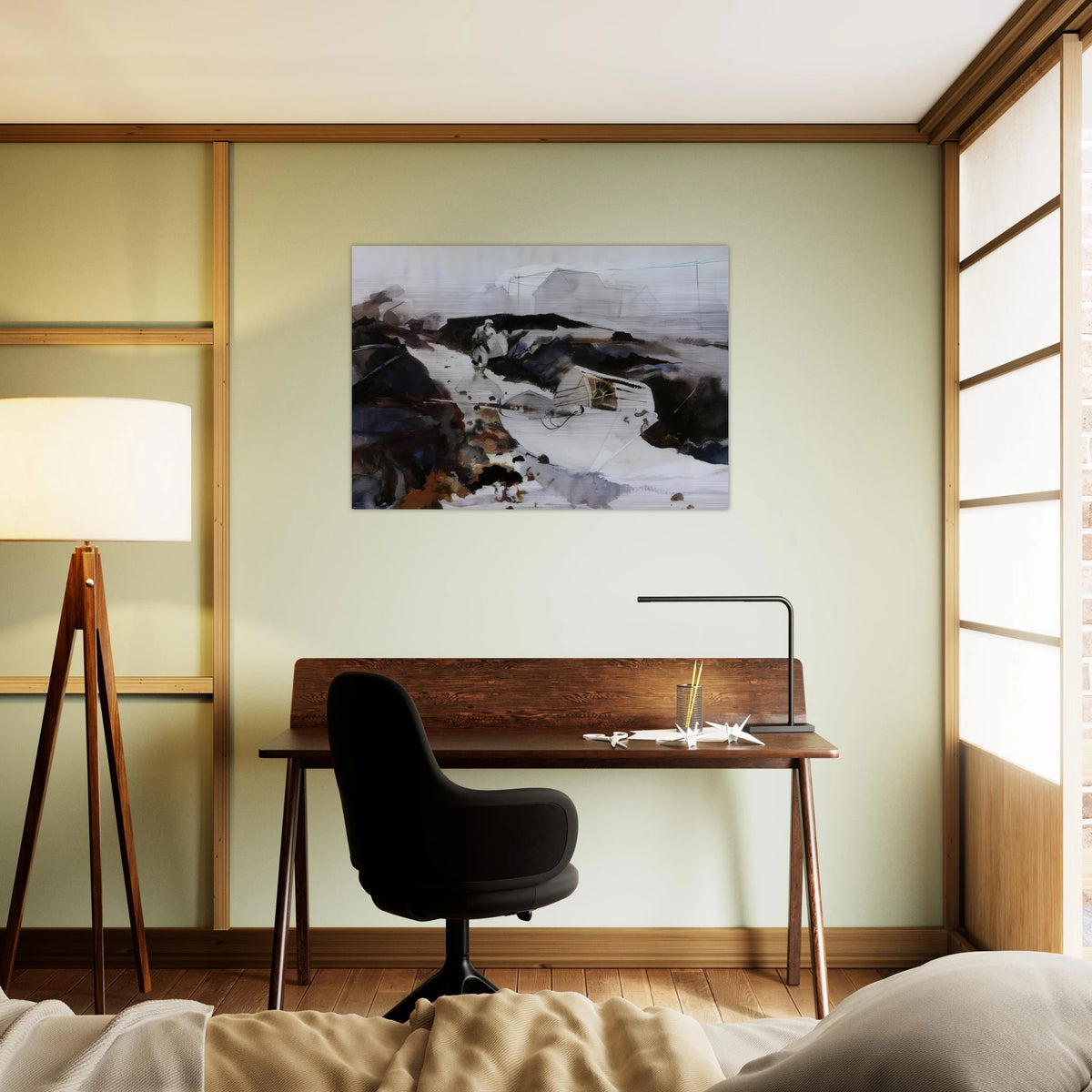 THE WHITE DORY 1941 - Andrew Wyeth Brushed Aluminum Print - 70x100 cm / 28x40 inches | Andrew Wyeth Aluminum Print | Andrew Wyeth Prints