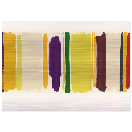 Untitled From The Shapes of Colour - 1978 - Patrick Heron Brushed Aluminum Print - 70x100 cm / 28x40 inches | Patrick Heron Aluminum Print | Patrick Heron Prints