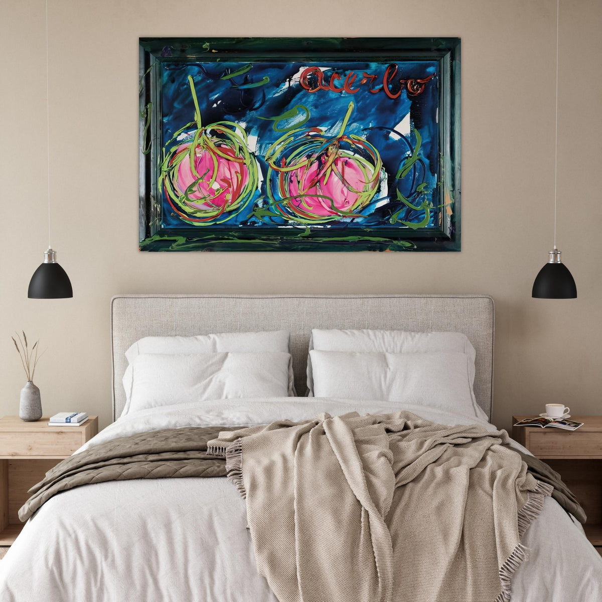 Acerbo - 1984 - Mario Schifano Art Prints - 100x150 cm / 40x60″ inches | Mario Schifano Poster | Mario Schifano Prints