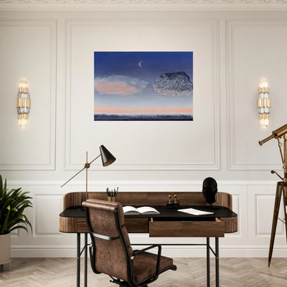 THE BATTLE OF THE ARGONNE 1959 - Rene Magritte Brushed Aluminum Print - 70x100 cm / 28x40 inches | Rene Magritte Aluminum Print | Rene Magritte Prints