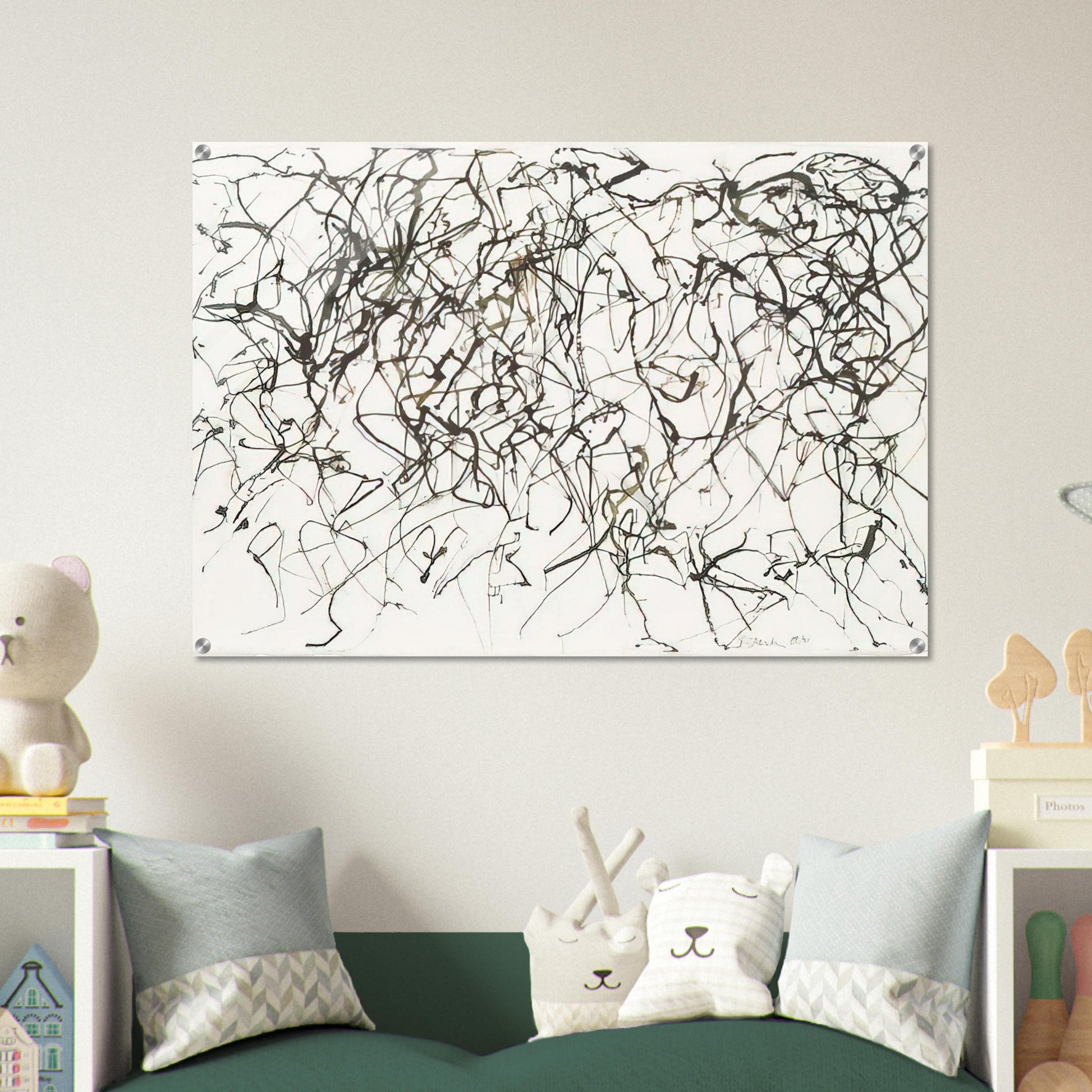 St. Barts 10 - 1991 - Brice Marden Acrylic Print - 70x100 cm / 28x40″ inches
