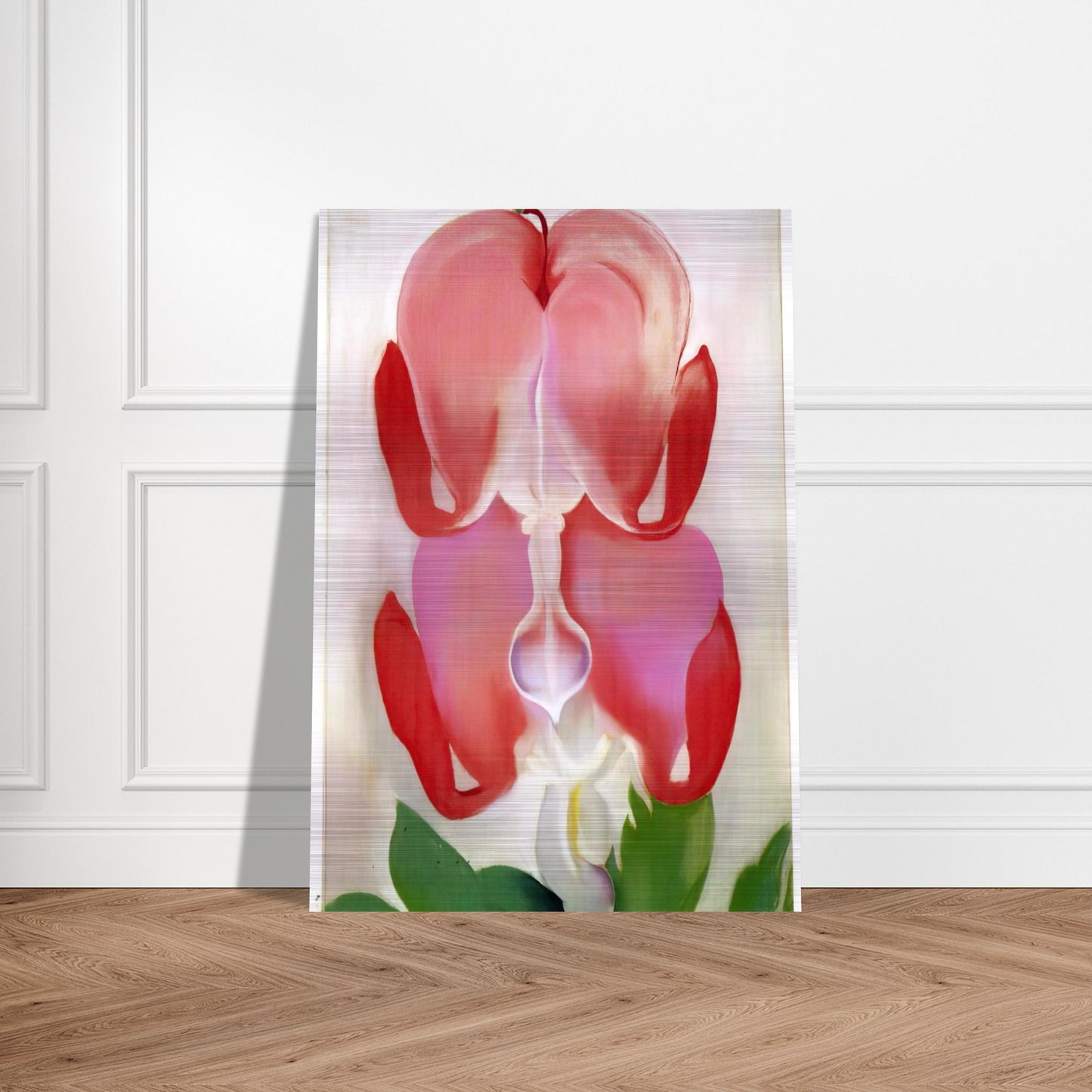 Bleeding Heart - Georgia O'Keeffe Brushed Aluminum Print - 70x100 cm / 28x40 inches | Georgia O'Keeffe Aluminum Print | Georgia O'Keeffe Prints