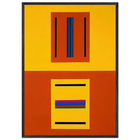 The fall and wake of Tim Finnegan - 2005 - Tomas Maldonado 70x100 cm / 28x40 inches Framed Art Print – Black Wooden Frame