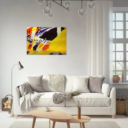 IMPRESSION III CONCERT 1911 - Wassily Kandinsky Brushed Aluminum Print - 70x100 cm / 28x40 inches | Wassily Kandinsky Aluminum Print | Wassily Kandinsky Prints