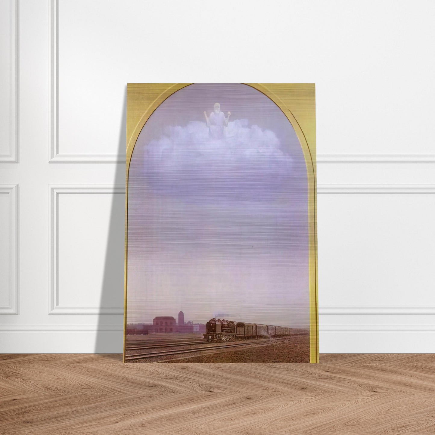 THE NIGHTINGALE 1962 - Rene Magritte Brushed Aluminum Print - 70x100 cm / 28x40 inches | Rene Magritte Aluminum Print | Rene Magritte Prints