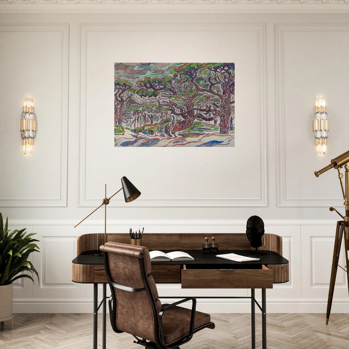 Walter Anderson - Walter Anderson Brushed Aluminum Print - 70x100 cm / 28x40 inches | Walter Anderson Aluminum Print | Walter Anderson Prints