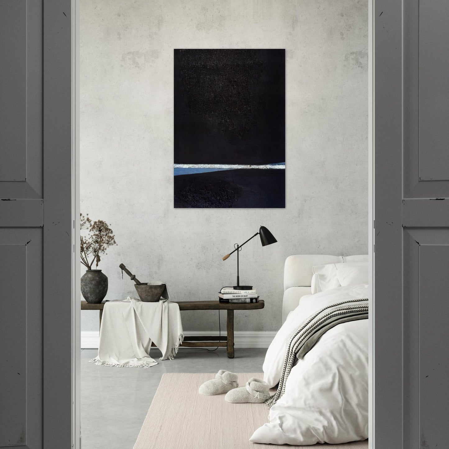 ASTRAZIONE PLASTICA X 1955 - Enrico Prampolini Brushed Aluminum Print - 70x100 cm / 28x40 inches | Enrico Prampolini Aluminum Print | Enrico Prampolini Prints