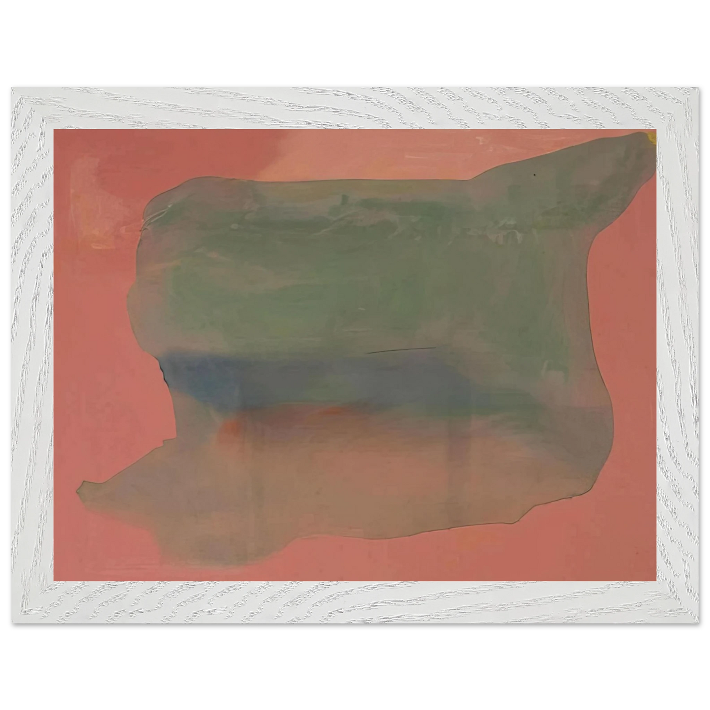 Helen Frankenthaler - Yearning - 1973 Wall art - 60x80 cm / 24x32 inches - Premium Wooden Framed Poster With Fine Art Paper-canvas - Wood frame