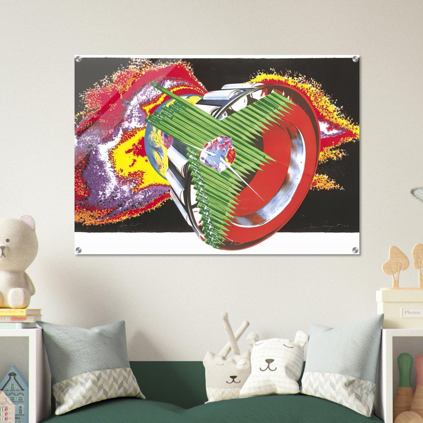 Space Dust - James Rosenquist Acrylic Print - 70x100 cm / 28x40″ inches