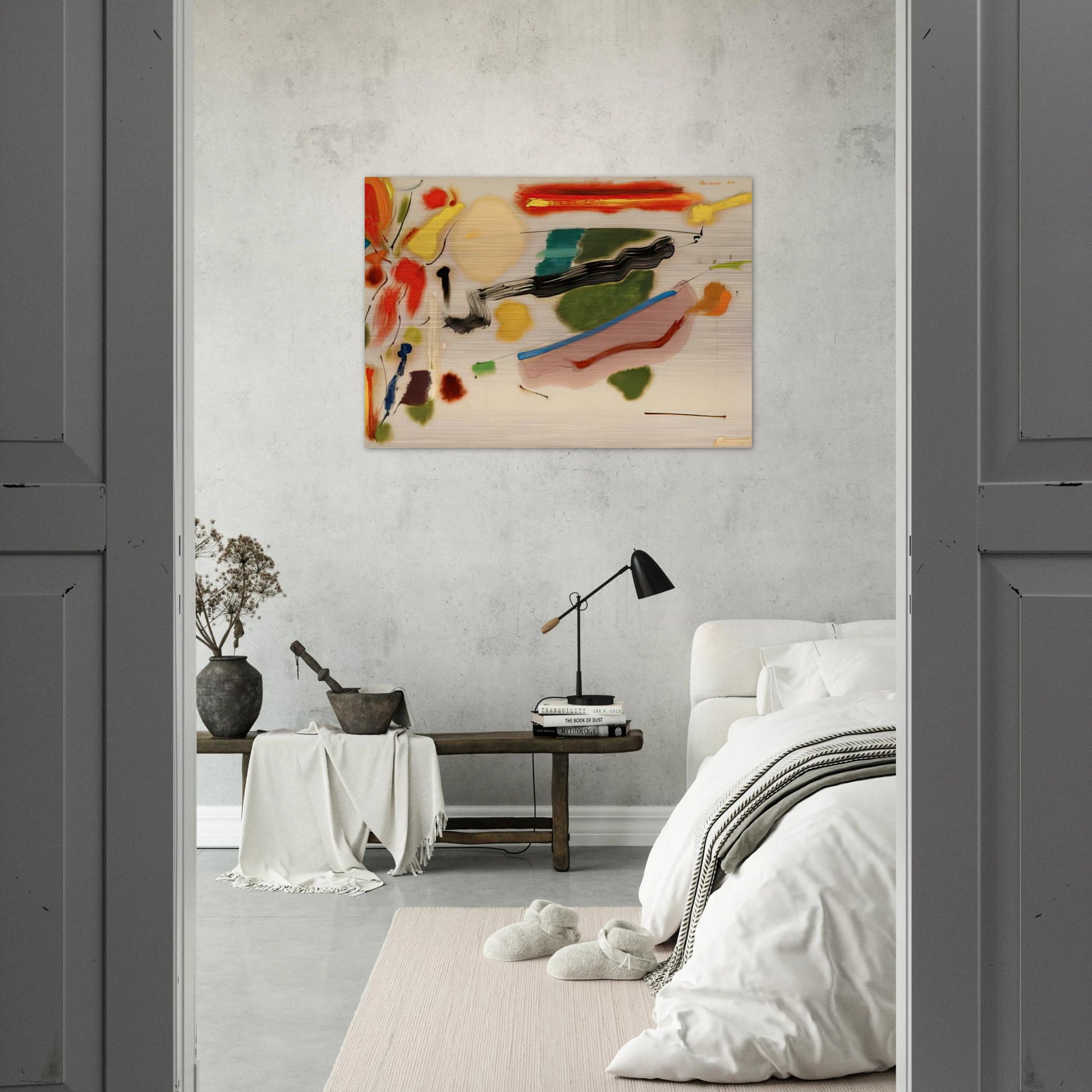 New York Summer Landscape - 1953 - John Ferren Brushed Aluminum Print - 70x100 cm / 28x40 inches | John Ferren Aluminum Print | John Ferren Prints