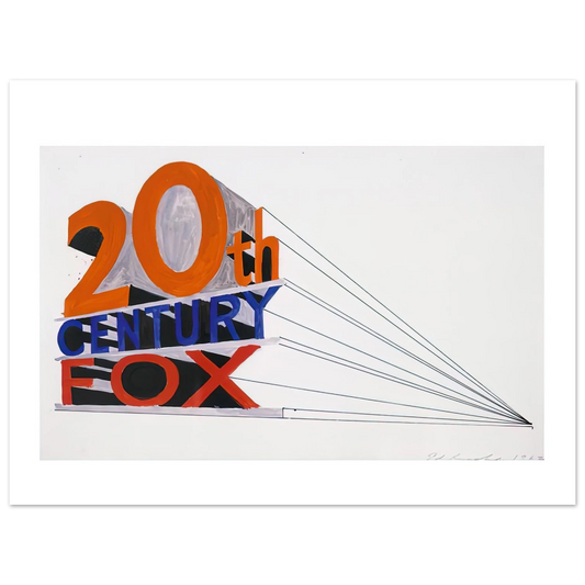 Edward Ruscha - TRADEMARK 4 1962  75x100 cm / 30x40inches Fine Art Poster