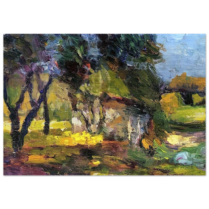LANDSCAPE CORSICA 1898 - Henri Matisse Brushed Aluminum Print - 70x100 cm / 28x40 inches | Henri Matisse Aluminum Print | Henri Matisse Prints