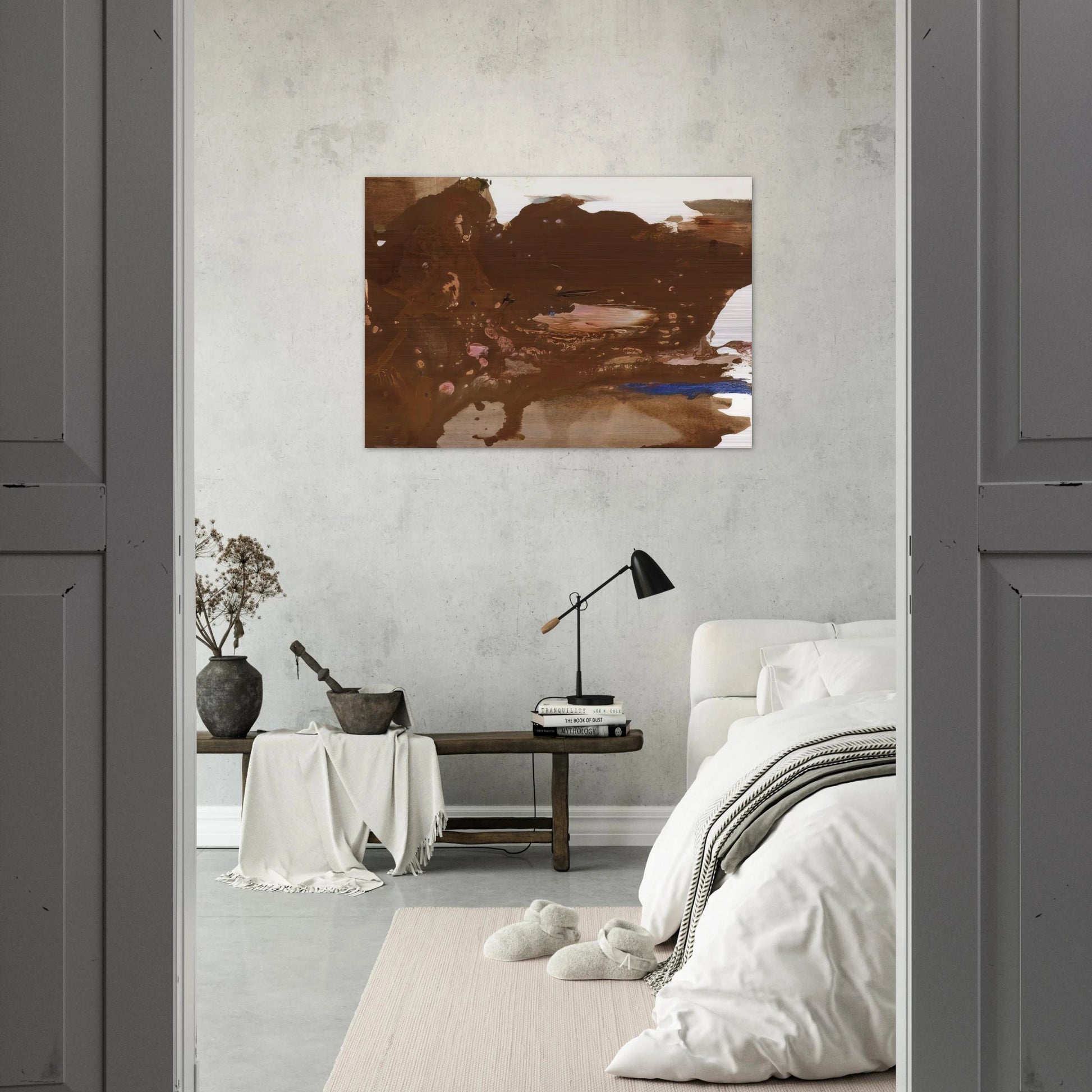 Untitled - 1978 - Helen Frankenthaler Brushed Aluminum Print - 70x100 cm / 28x40 inches | Helen Frankenthaler Aluminum Print | Helen Frankenthaler Prints