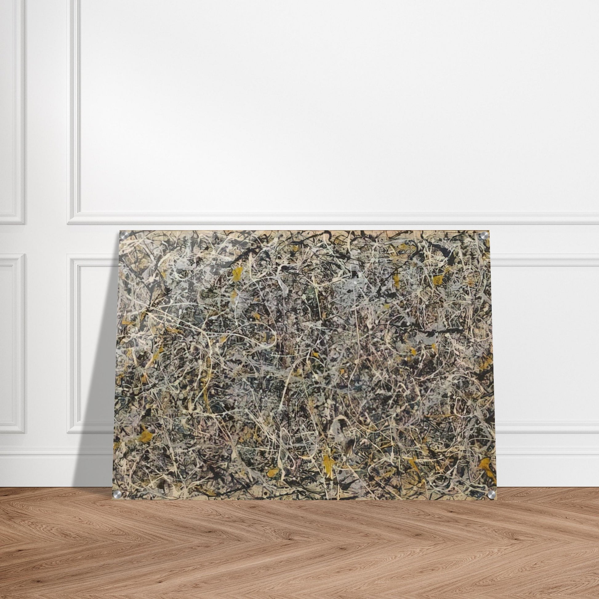 NUMBER 1 - Jackson Pollock Acrylic Print - 70x100 cm / 28x40″ inches