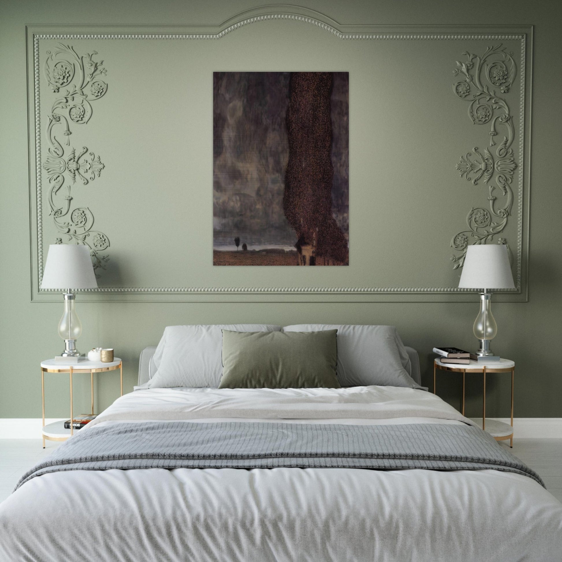 THE BIG POPLAR II 1903 - Gustav Klimt Brushed Aluminum Print - 70x100 cm / 28x40 inches | Gustav Klimt Aluminum Print | Gustav Klimt Prints