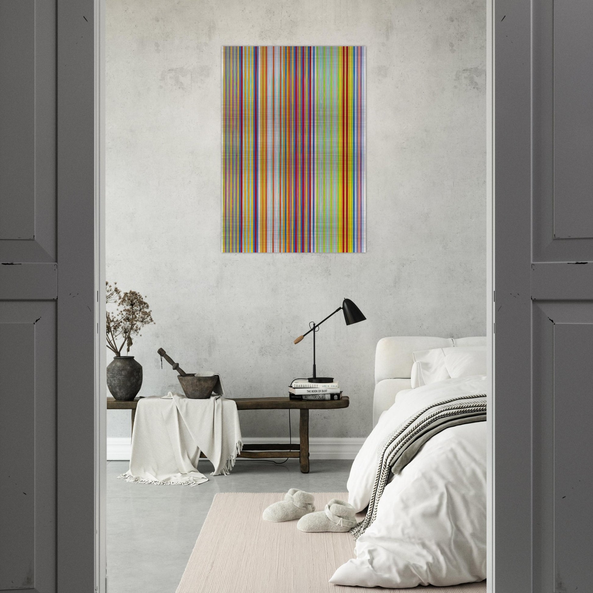 Graf Zeppelin - 1969 - Gene Davis Brushed Aluminum Print - 70x100 cm / 28x40 inches | Gene Davis Aluminum Print | Gene Davis Prints