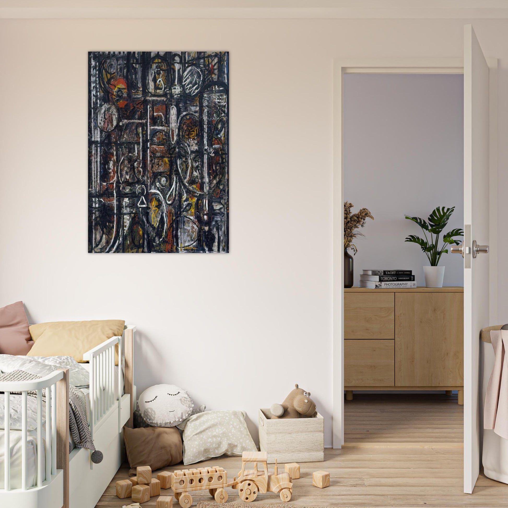 Palimpsest - Richard Pousette-Dart Brushed Aluminum Print - 70x100 cm / 28x40 inches | Richard Pousette-Dart Aluminum Print | Richard Pousette-Dart Prints