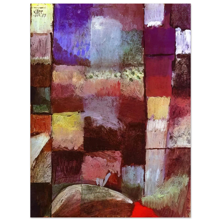 Paul Klee - HAMAMET 1914  75x100 cm / 30x40inches Fine Art Poster