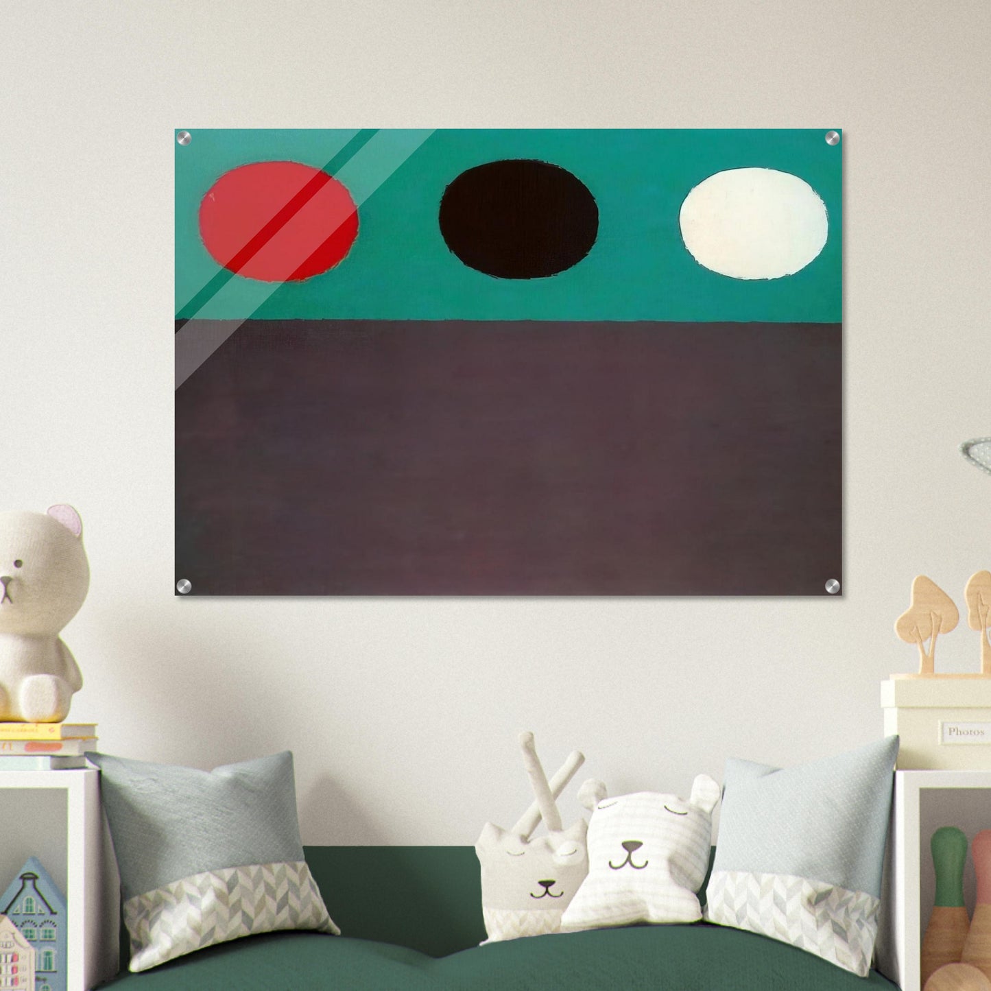 Loominé"""g #2 - 1969 - Adolph Gottlieb Acrylic Print - 70x100 cm / 28x40″ inches | Adolph Gottlieb Wall Art | Adolph Gottlieb Prints