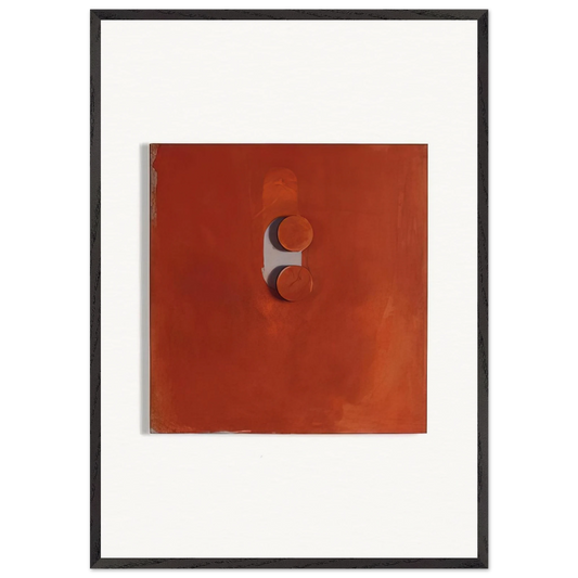 Tablettenbild - 1966 - Blinky Palermo 70x100 cm / 28x40 inches Framed Art Print – Black Wooden Frame