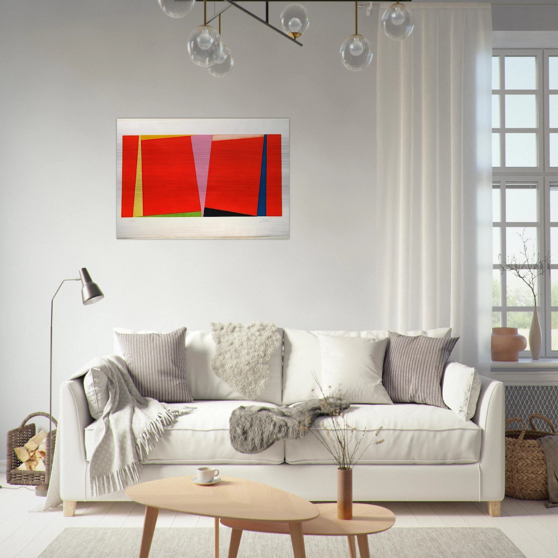 Untitled - 1970 - Larry Zox Brushed Aluminum Print - 70x100 cm / 28x40 inches | Larry Zox Aluminum Print | Larry Zox Prints
